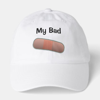 My Bad Customizable BandAid Hat
