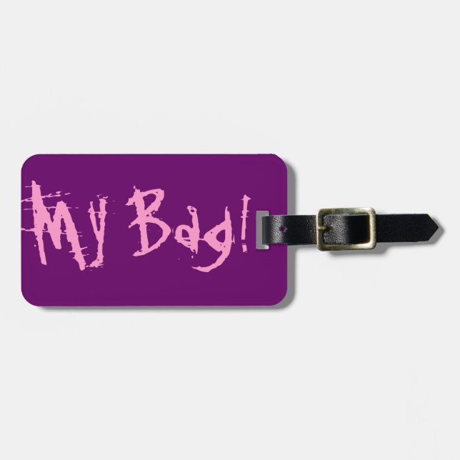 My Bag Luggage Tag (Front Horizontal)