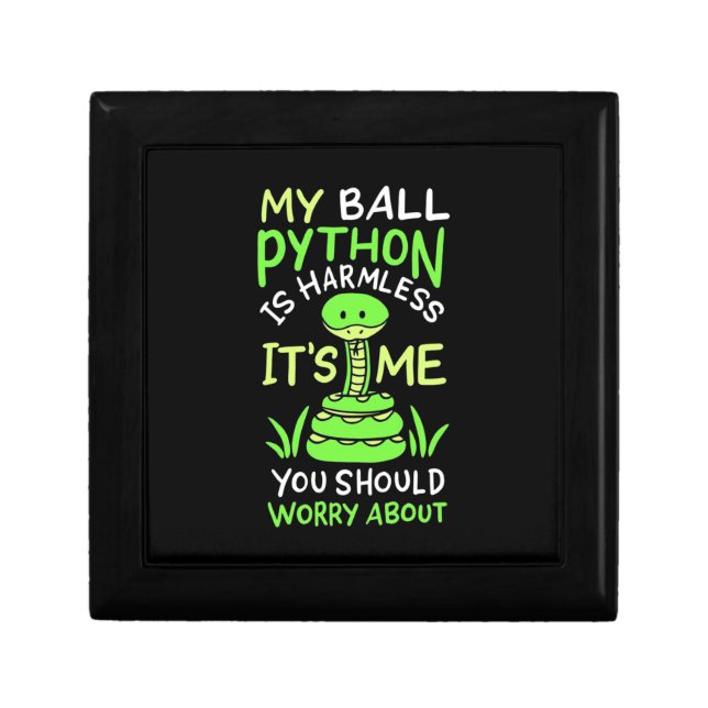 My Ball Python You Should Worry About Gift Box (Front)