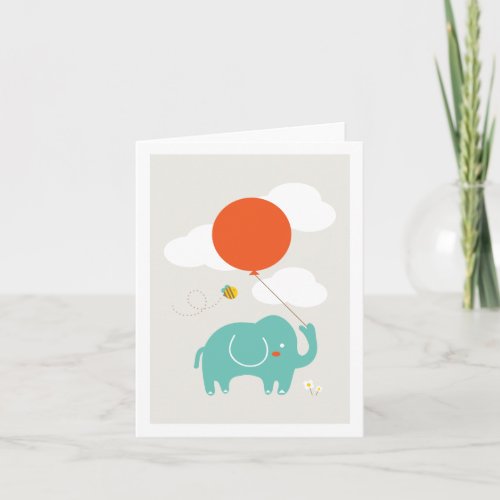 My Balloon Blank Stationery Note Card