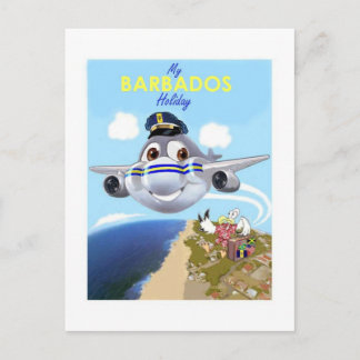 my barbados holiday postcard
