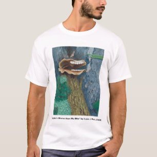 "My Bark is Worse than My Bite" art T-Shirt