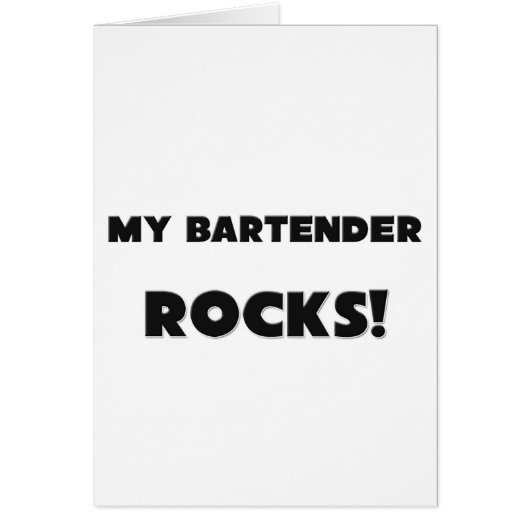 MY Bartender ROCKS! Cards (Front)