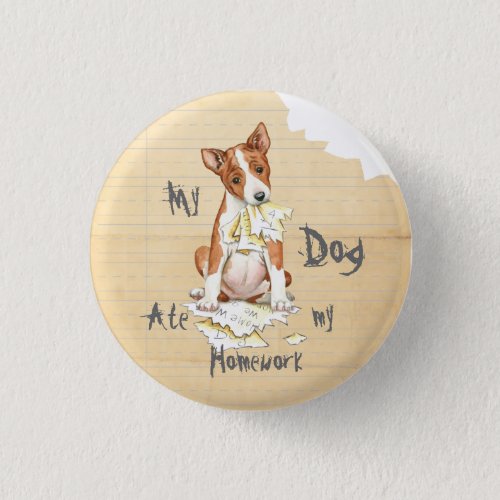 My Basenji Ate My Homework Button