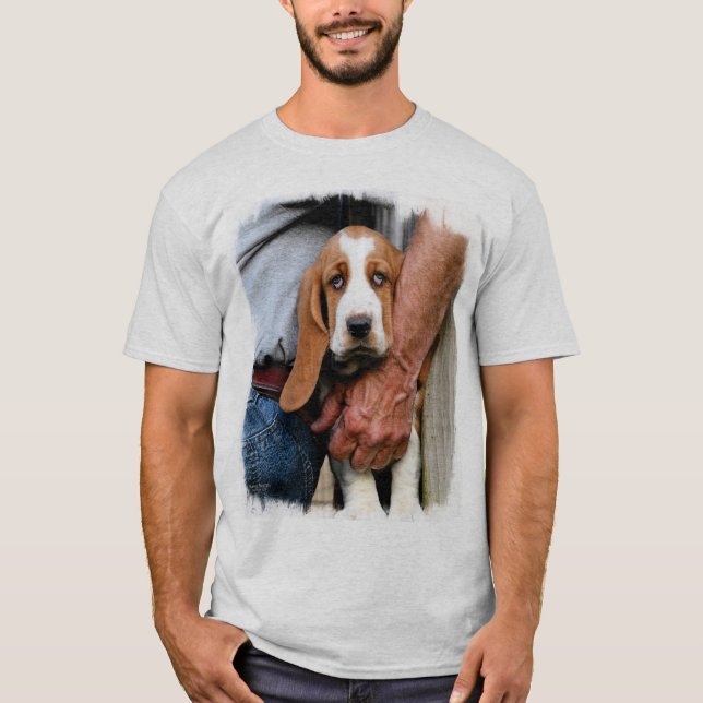 My Basset Buddy Basset Hound T-Shirt (Front)