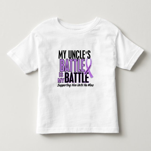 My Battle Too 1 Uncle Hodgkin’s Lymphoma Toddler T-shirt (Front)