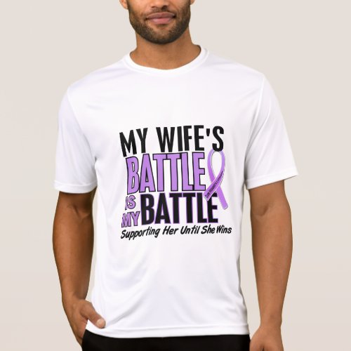 My Battle Too 1 Wife Hodgkins Lymphoma T_Shirt