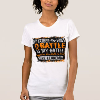 My Battle Too 2 Leukemia Father-In-Law T-Shirt