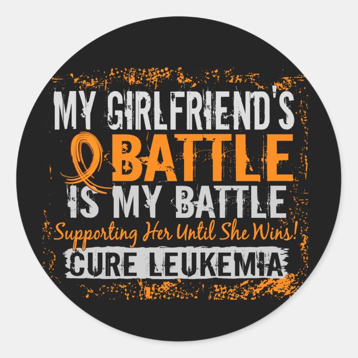 My Battle Too 2 Leukemia Girlfriend Stickers