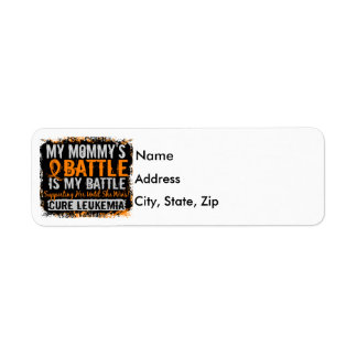 My Battle Too 2 Leukemia Mommy Label