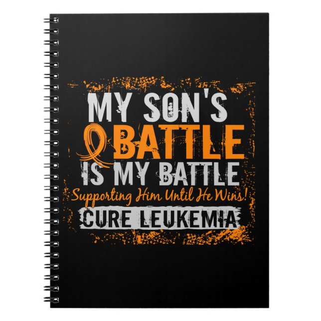 My Battle Too 2 Leukemia Son Notebook (Front)