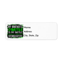 My Battle Too 2 Lymphoma Brother Label