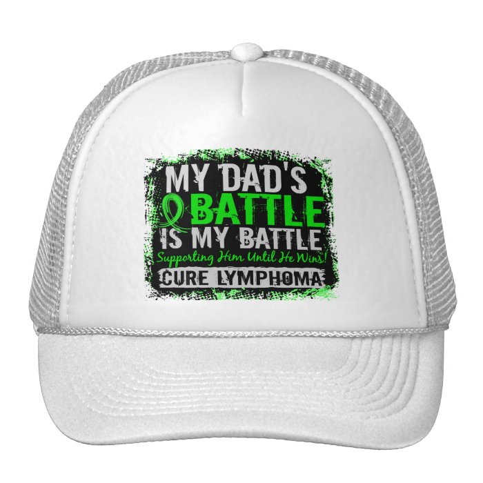 My Battle Too 2 Lymphoma Dad Trucker Hat