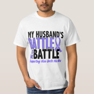 My Battle Too Husband Esophageal Cancer T-Shirt