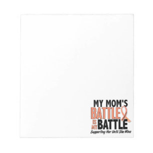 My Battle Too Mom Uterine Cancer Notepad