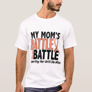 My Battle Too Mom Uterine Cancer T-Shirt