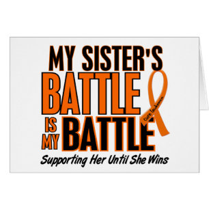 My Battle Too Sister Leukemia Cards