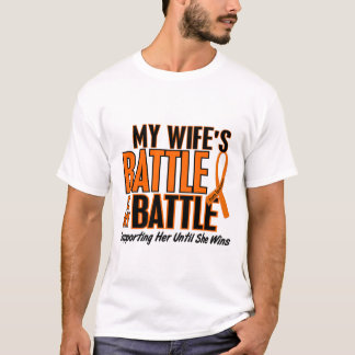 My Battle Too Wife Leukemia T-Shirt