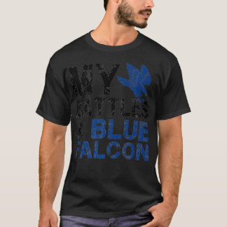 My Battles A Blue Falcon Premium T-Shirt