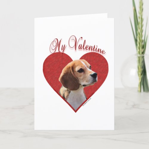 My Beagle Valentine Holiday Card
