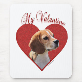 My Beagle Valentine Mouse Pad
