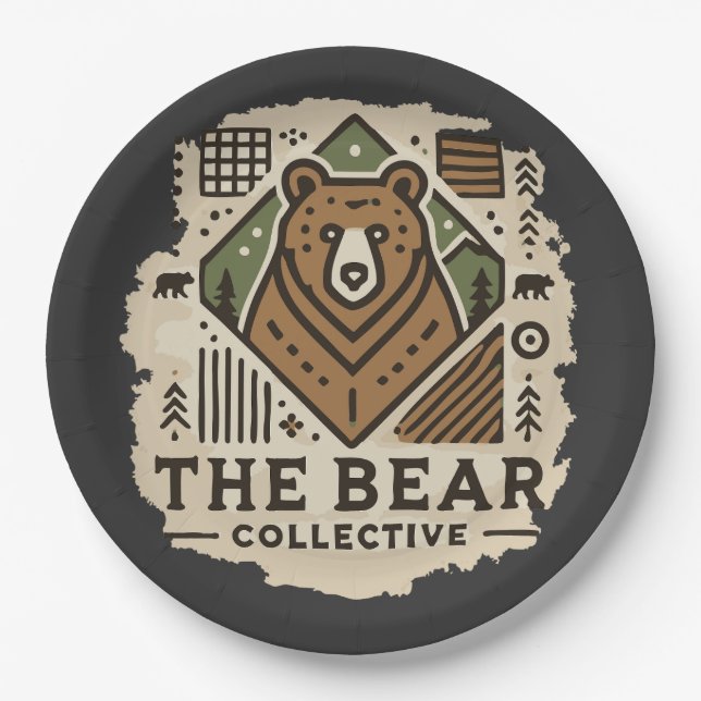 My Bear Collective Paper Plates (Front)