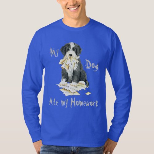 My Bearded Collie Ate My Homework T_Shirt