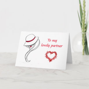 MY **BEAUTIFUL PARTNER** ON YOUR BIRTHDAY CARD