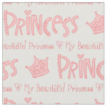 My Beautiful Princess Typography Fabric