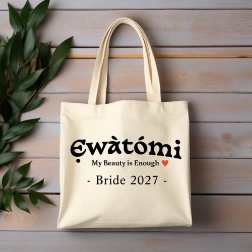 My Beauty Is Enough Tote Bag — Gift for Her