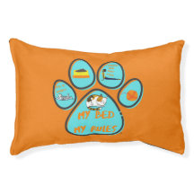 My Bed My Rules Cat Bed by FloState Design
