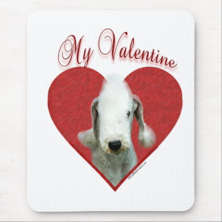 My Bedlington Terrier Valentine Mouse Pad