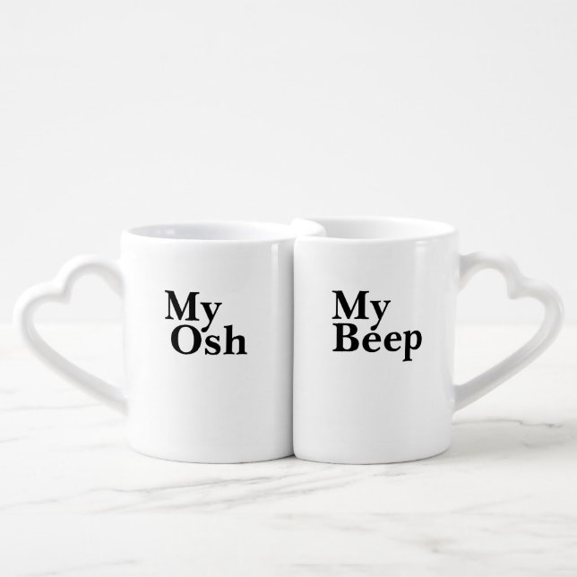 My Beep, My Osh Mug Set (Front Nesting)
