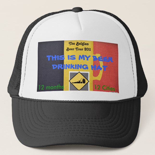 MY BEER DRINKING HAT (Front)