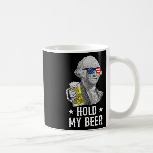 My Beer George Washington Patriot Funny 4th Of Jul Coffee Mug