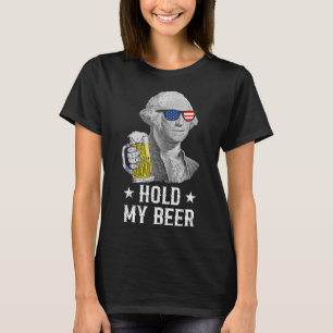My Beer George Washington Patriot Funny 4th Of Jul T-Shirt