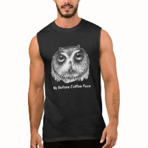 My Before Coffee Face Vintage Marsh Owl