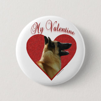 My Belgian Malinois Valentine Button