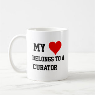 My Belongs To A Curator Mug