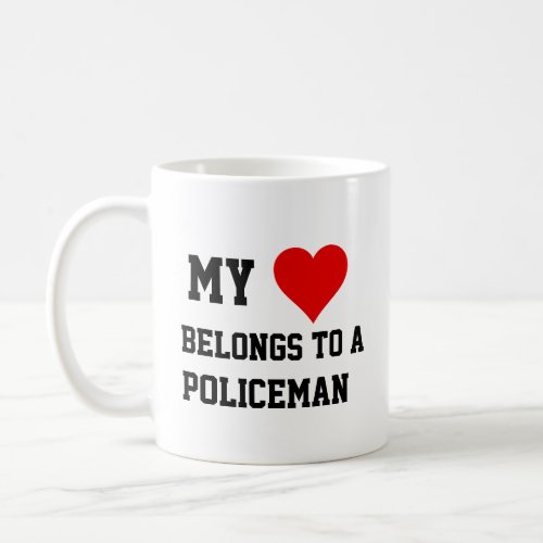 My Belongs To A Policeman Coffee Mug