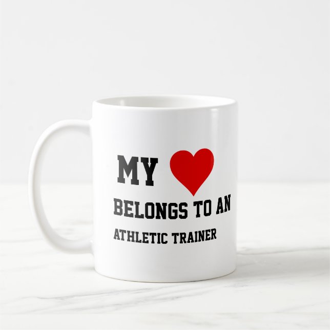 My Belongs To An Athletic Trainer  Coffee Mug (Left)