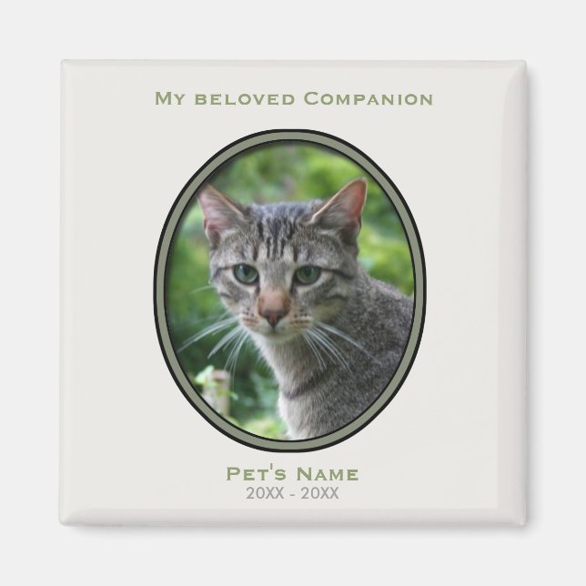 My Beloved Companion Pet's Keepsake Magnet 1 (Front)