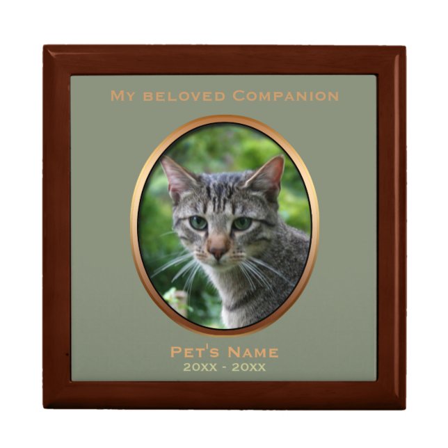 My Beloved Companion photo Pet's Keepsake Box 1 (Front)