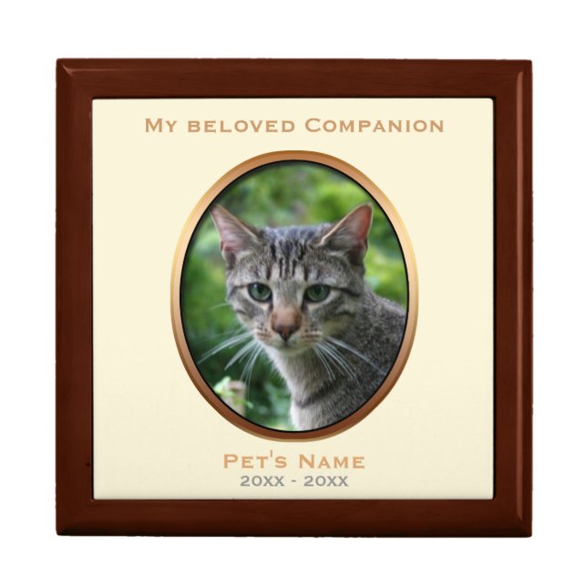 My Beloved Companion Photo Pet's Keepsake Box 2 (Front)