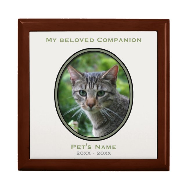My Beloved Companion Photo Pet's Keepsake Box 3 (Front)