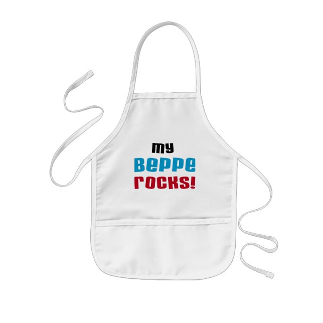 My Beppe Rocks T-shirts and Gifts Kids' Apron (Front)
