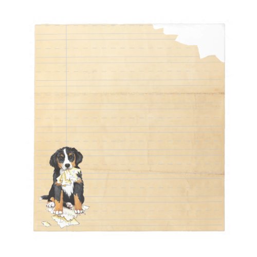 My Berner Ate My Homework Notepad