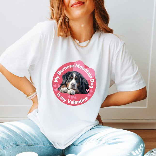 My Bernese Mountain Dog is my Valentine Trendy  T-Shirt (Creator Uploaded)
