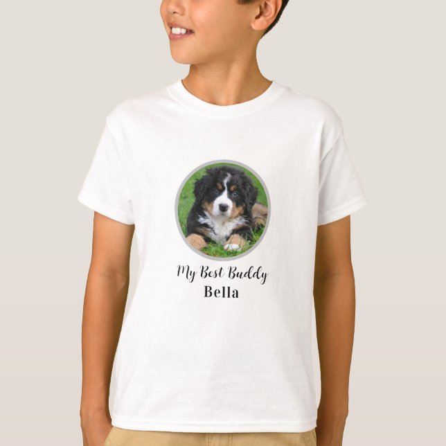 My Best Buddy personalized dog photo T-Shirt (Front)