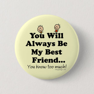 My Best Friend Button